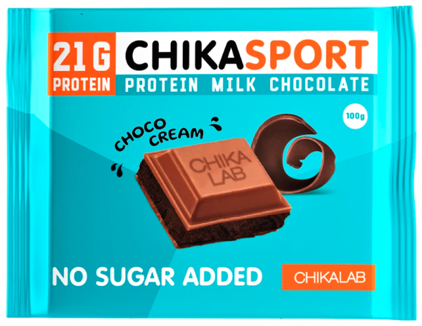 Chikalab Молочный шоколад с начинкой, 100 грамм