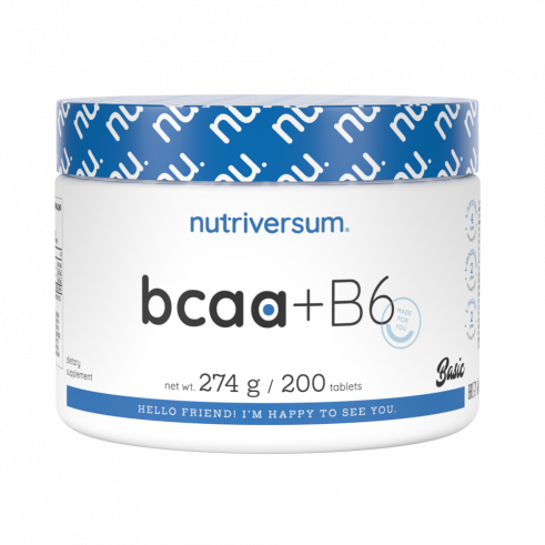 Nutriversum Basic BCAA + B6, 200 таблеток
