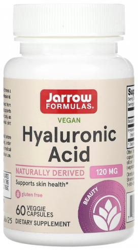 Jarrow Formulas Hyaluronic Acid, Гиалуроновая кислота, 60 капсул