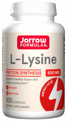 Jarrow Formulas L-Lysine 500 mg, 100 капсул