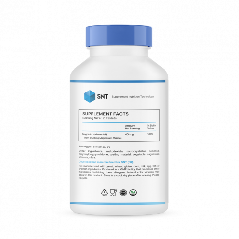 SNT Magnesium Malate, 180 таблеток