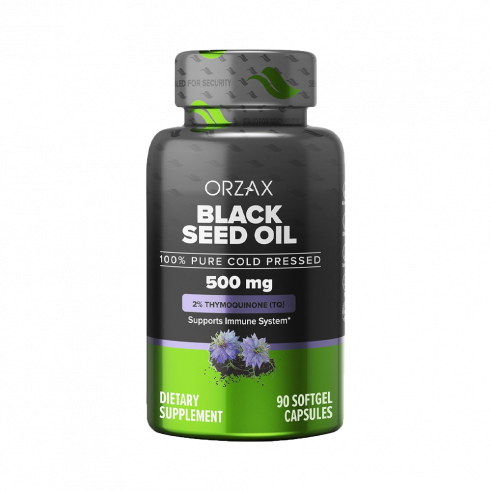 Orzax Black Seed Oil 500 mg, 90 капсул