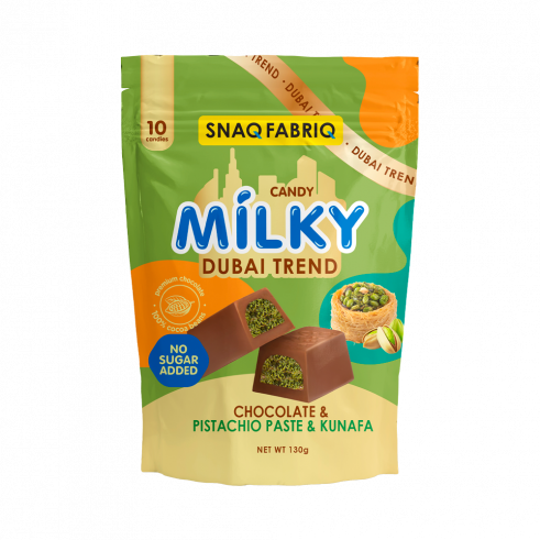 Snaq Fabriq Milky Dubai Trend Конфеты без сахара с начинкой, 130 грамм