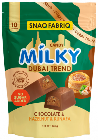 Snaq Fabriq Milky Dubai Trend Конфеты без сахара с начинкой, 130 грамм