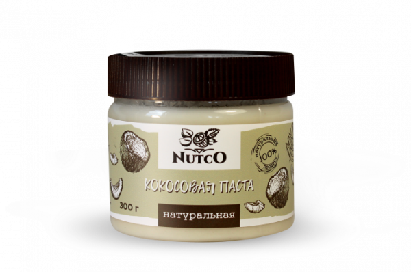 NUTCO Кокосовая паста натуральная, 300 г