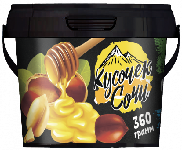 Crunch-brunch АРАХИСОВАЯ ПАСТА Классическая с мёдом, 360 г