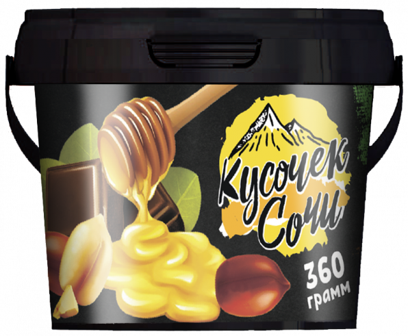Crunch-brunch АРАХИСОВАЯ ПАСТА Шоколадная с мёдом, 360 г