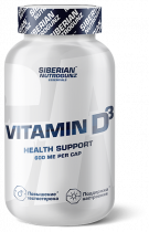 Siberian Nutrogunz Vitamin D3, 180 капс