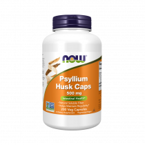 NOW Psyllium Husk, Подорожник + Пектин, 200 капсул