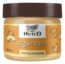 NUTCO Кешью паста натуральная, 300 г